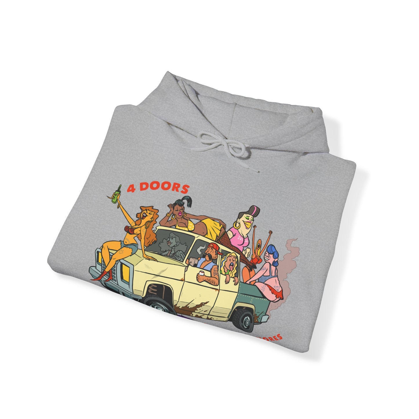 4 Doors For More Whores Hoodie