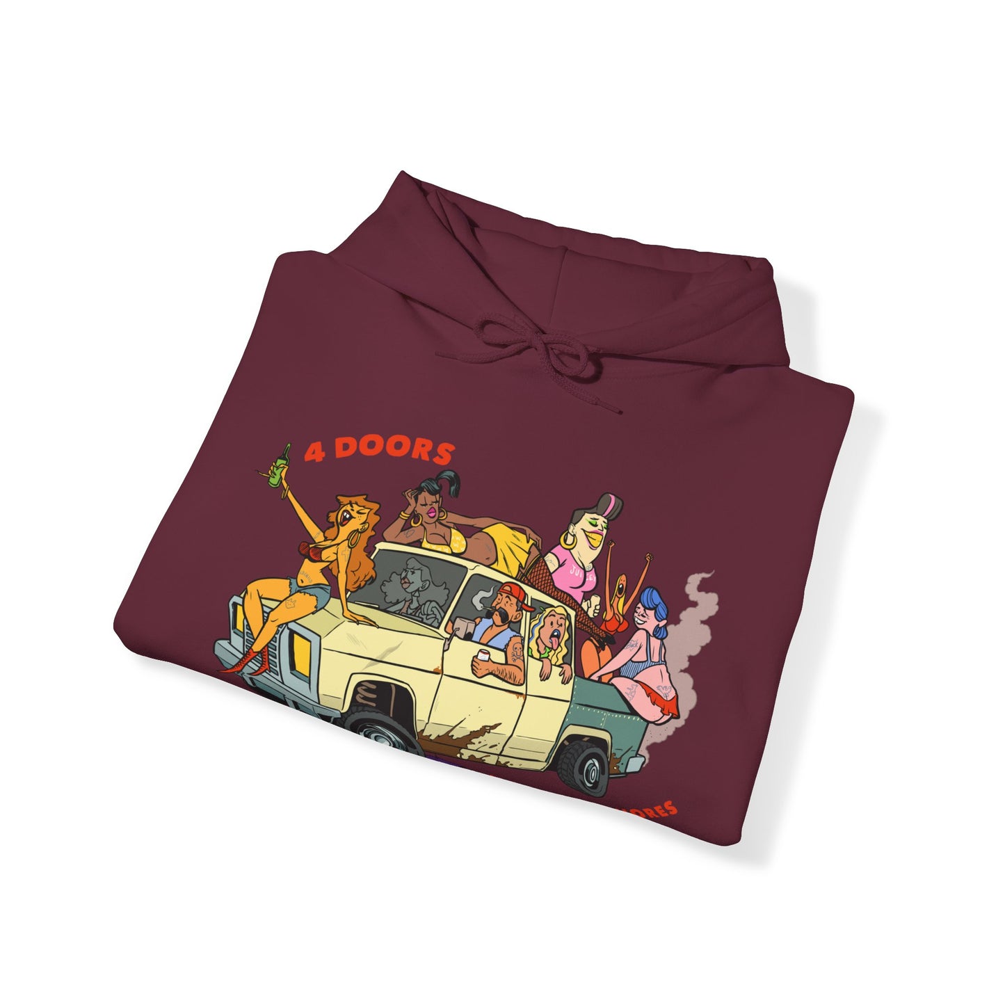 4 Doors For More Whores Hoodie