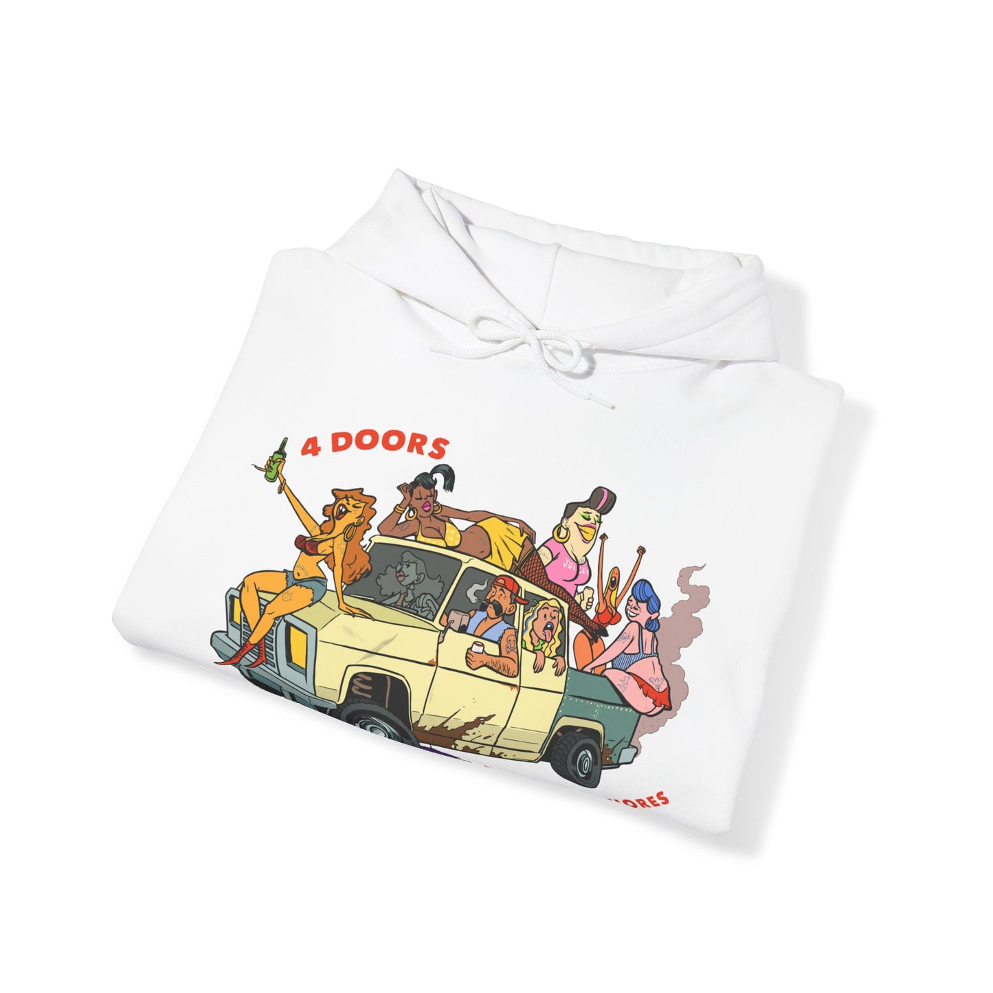 4 Doors For More Whores Hoodie