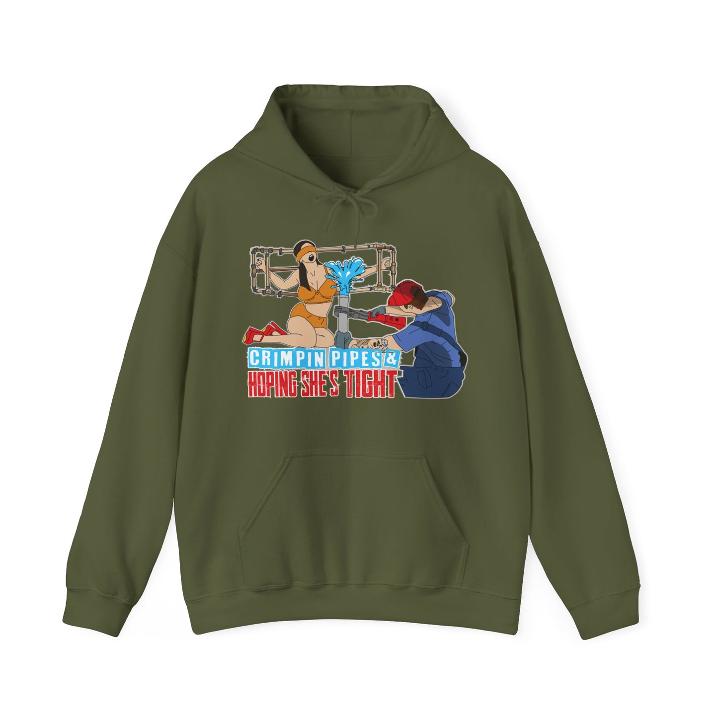 Crimpin Pipes & Hoping She’s Tight Hoodie