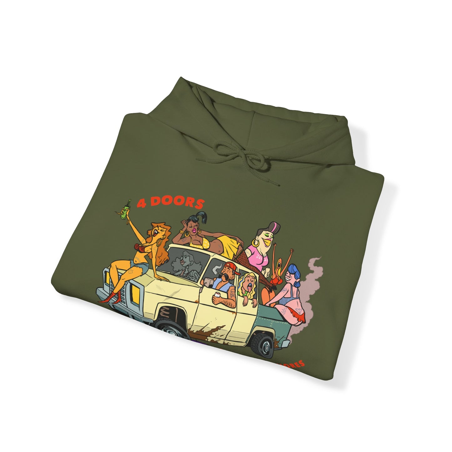 4 Doors For More Whores Hoodie