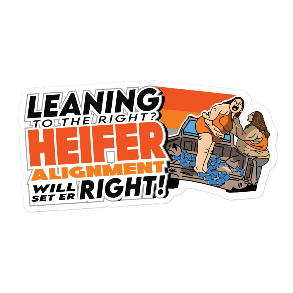 Heifer Alignment Sticker