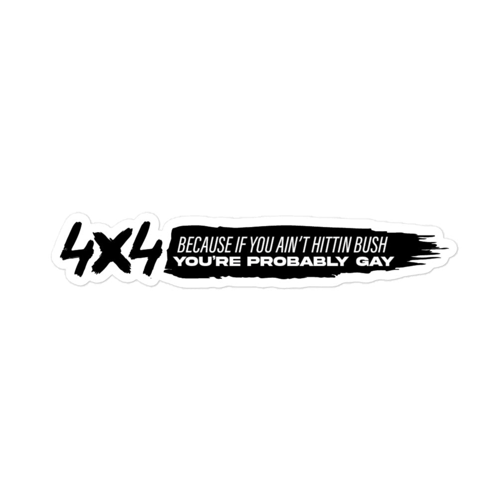 4x4 Sticker