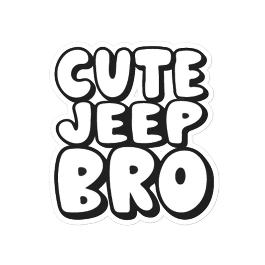 Cute Jeep Bro Sticker