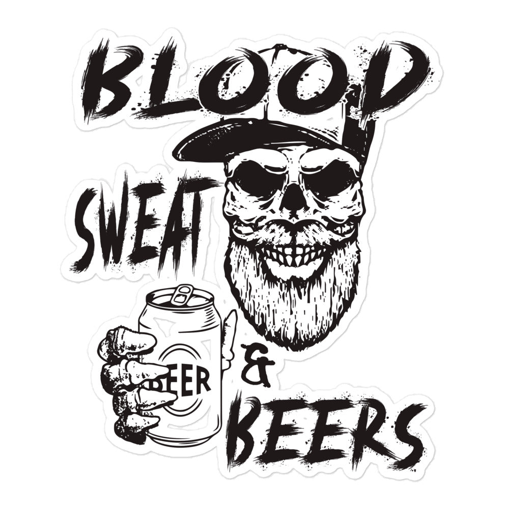 Blood Sweat & Beers Sticker