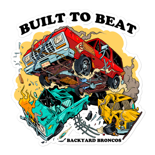 Built To Beat Sticker