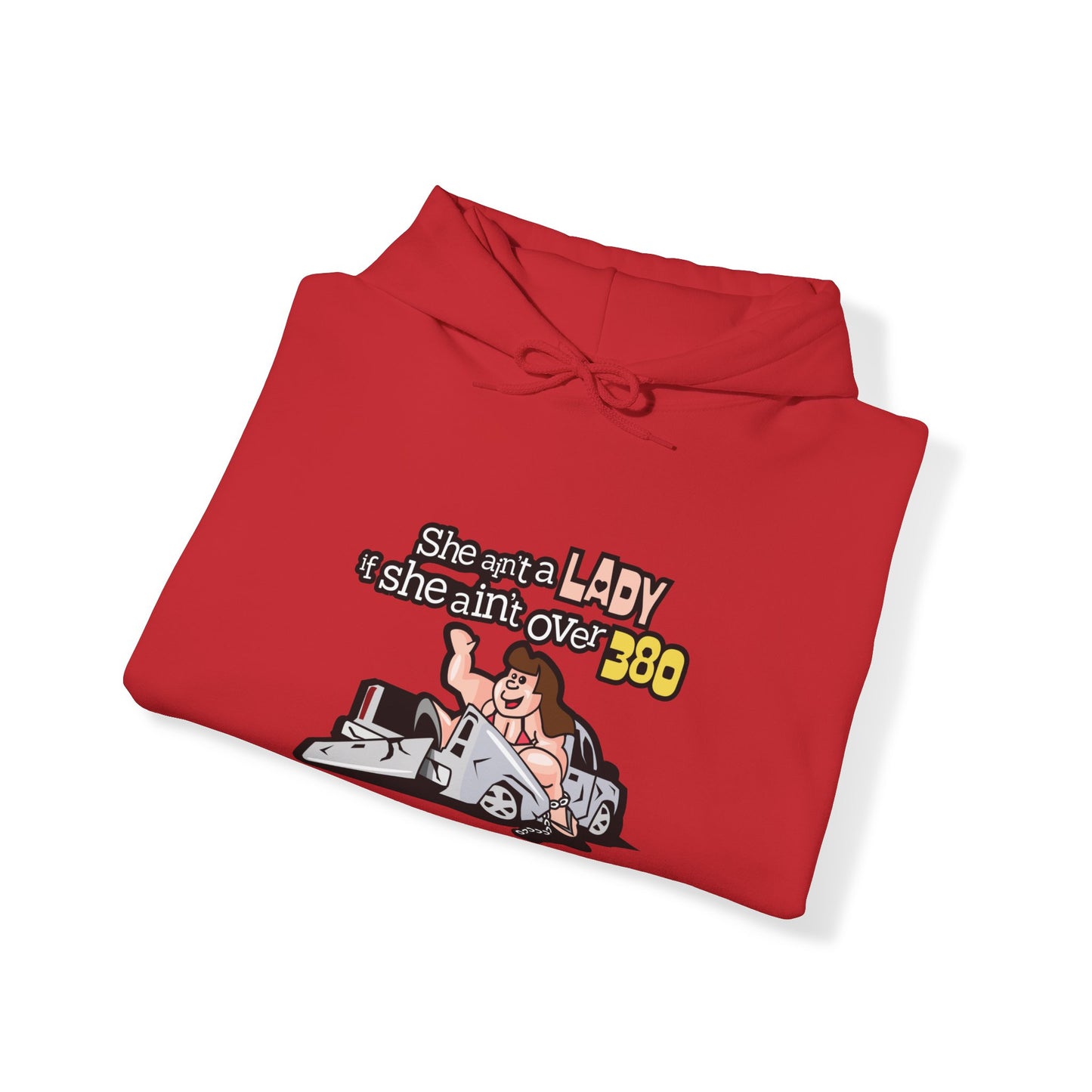 She Ain't A Lady If She Ain't Over 380 Hoodie
