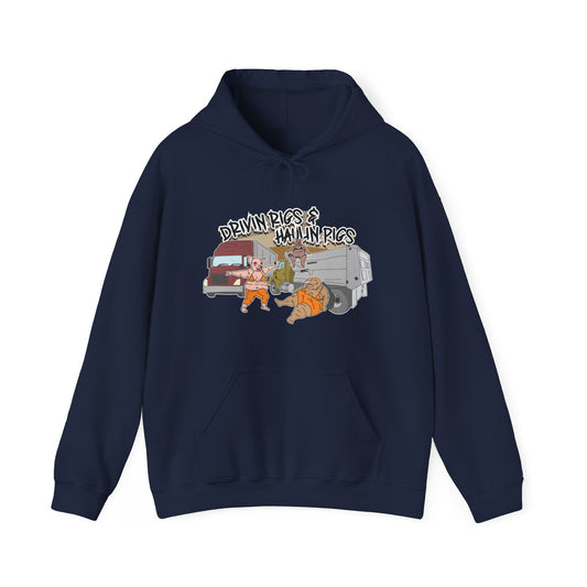 Driving Rigs & Hauling Pigs Hoodie