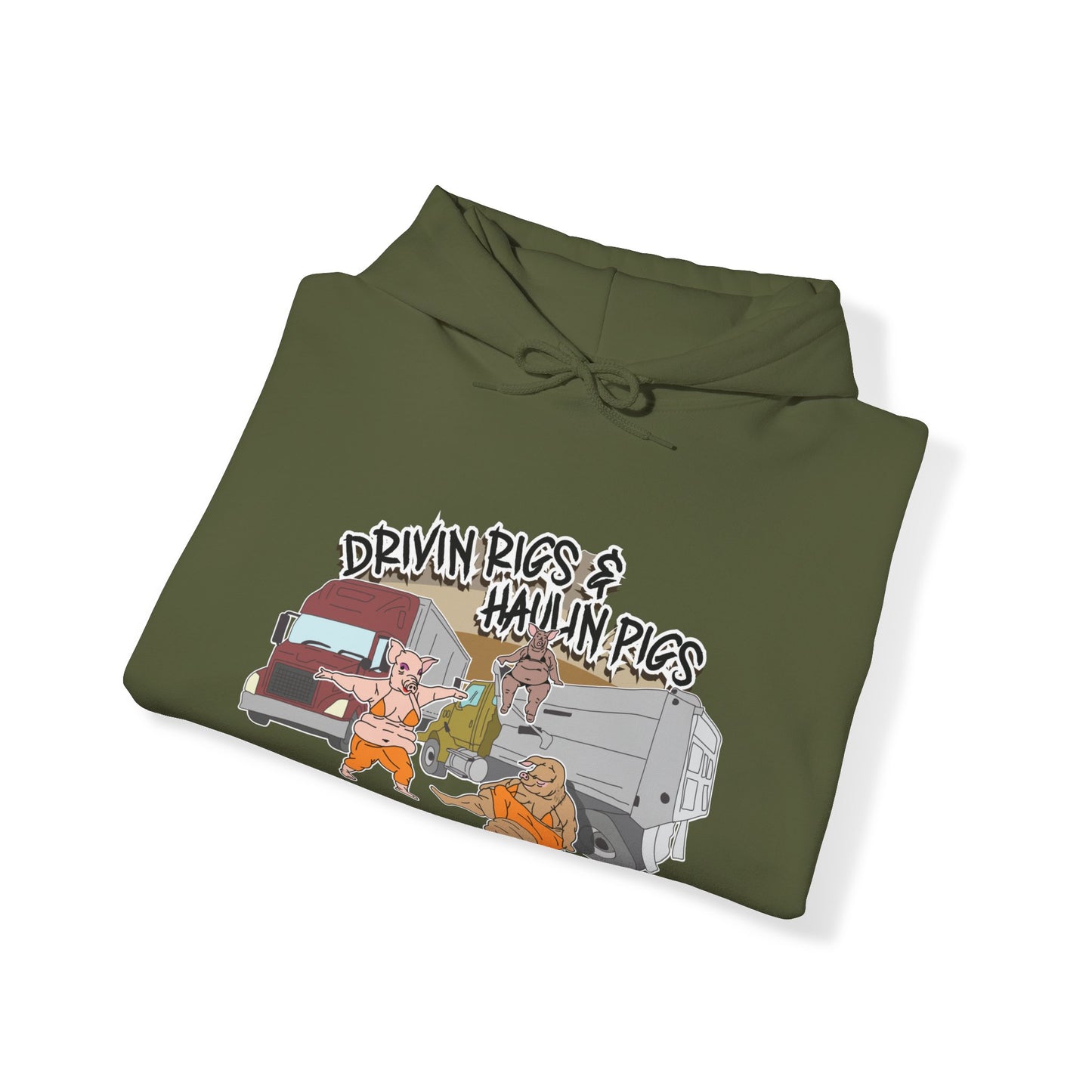 Driving Rigs & Hauling Pigs Hoodie