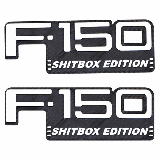 2 F-150 Shitbox Edition Emblems