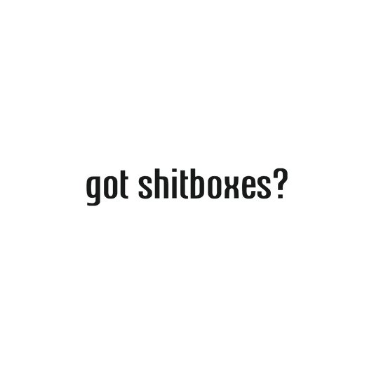 Got Shitboxes? Stickers