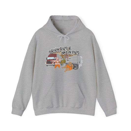 Driving Rigs & Hauling Pigs Hoodie