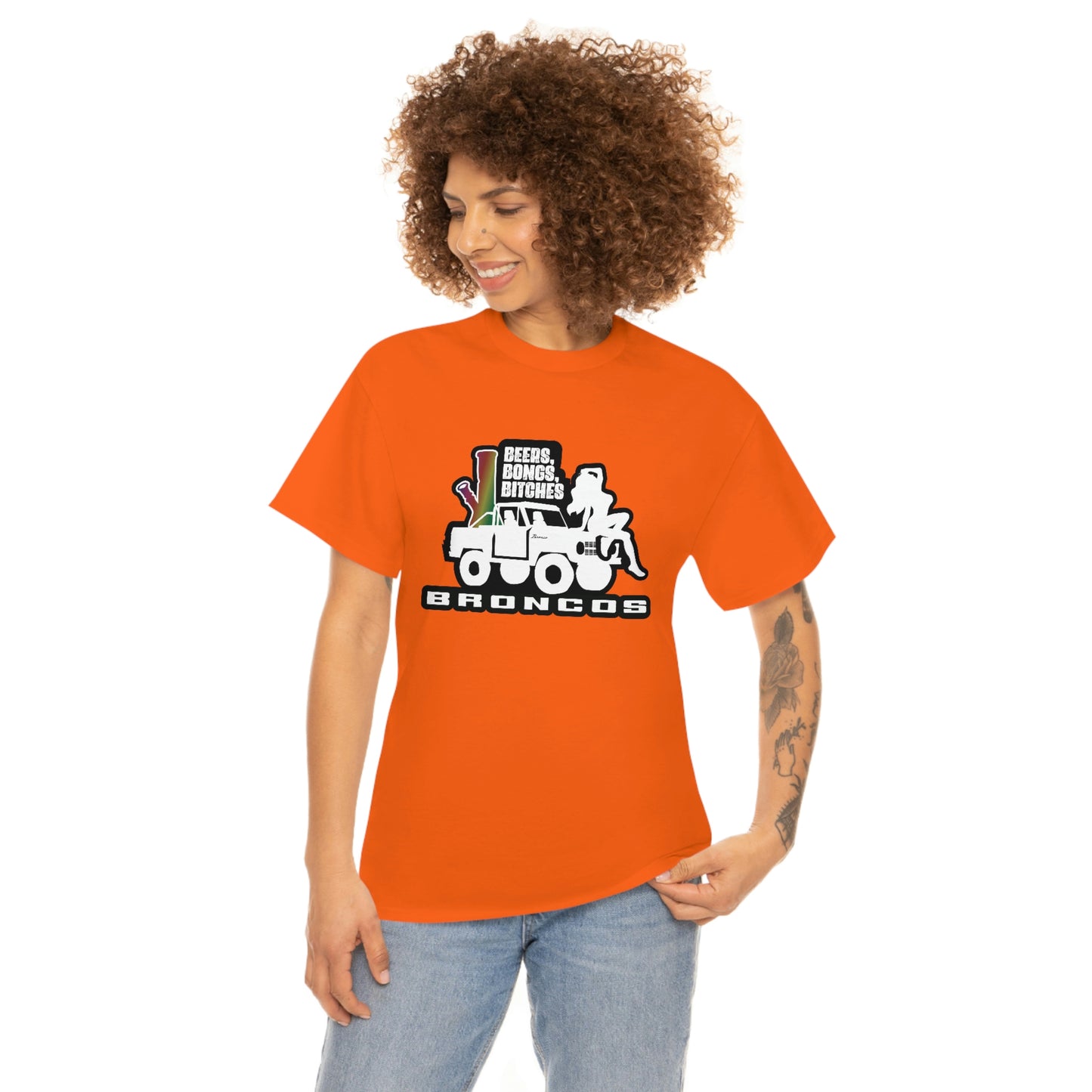 Beers Bongs Bitches & Broncos T-Shirt