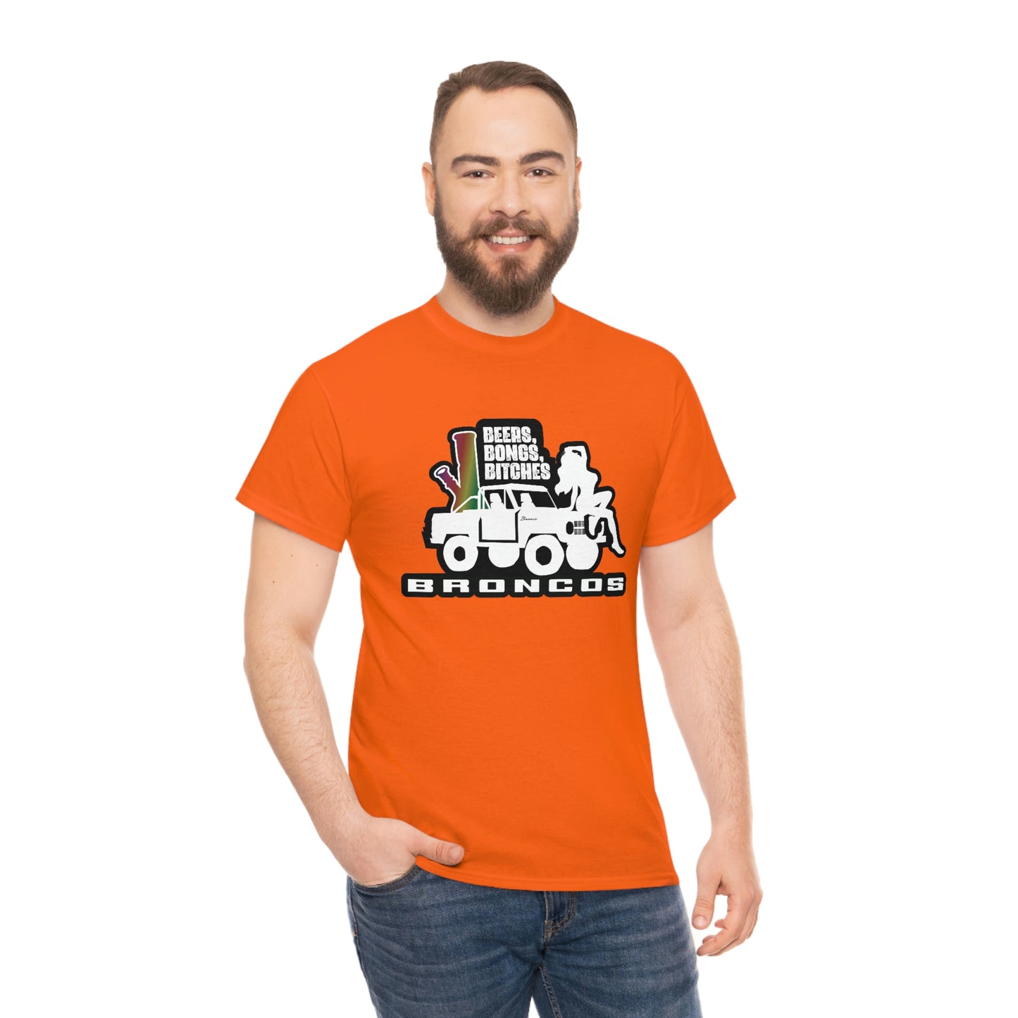 Beers Bongs Bitches & Broncos T-Shirt