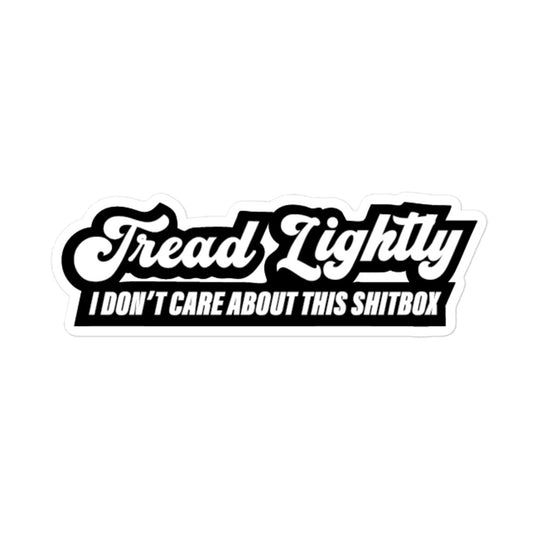 Tread Lightly Sticker
